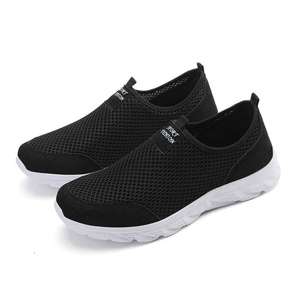 2023 zapatos informales ligeros para hombre, zapatillas informales transpirables sin cordones para hombre, zapatos planos antideslizantes para caminar al aire libre, talla 39-47