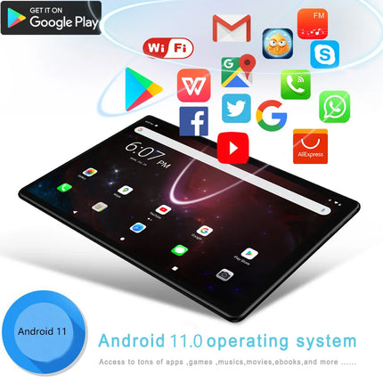 BDF Tablet 10,1’’ – Octa Core, 4GB RAM, 64GB ROM, Dual SIM 3G, Llamadas, WiFi y Bluetooth