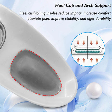 UAPKME-medias plantillas ortopédicas para zapatos, masajeador de pies extraíble, almohadilla para zapatos, alivia el dolor del arco del pie, accesorios para el cuidado de los pies, 1 Juego