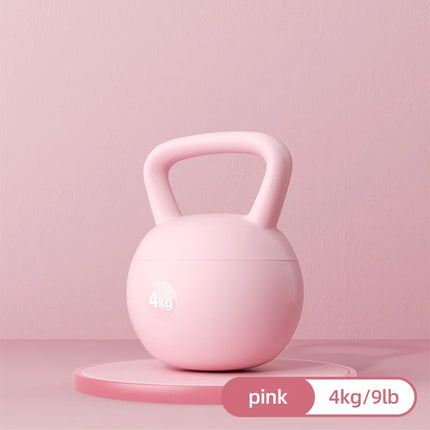 Kettlebells suaves con Base antideslizante resistente a impactos, juegos de pesas de entrenamiento de agarre ancho para levantamiento de pesas en el hogar