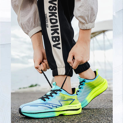 Zapatillas profesionales para correr CarbonBoard Marathon para hombre, deportivas, Tenis ligeros para mujer, cómodas zapatillas deportivas antideslizantes