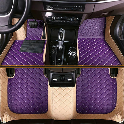 Alfombrillas de Coche de Cuero para SEAT Ibiza Mk3 6L (2002-2008) – Alfombrillas para Pies de Vehículo, Protección Duradera y Estilo Elegante