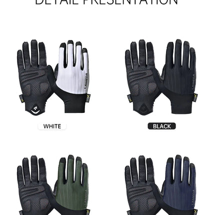 LAMEDA guantes de ciclismo para hombre, almohadilla XRD, pantalla táctil, guantes de dedo completo para bicicleta de carretera, guantes de primavera para MTB, accesorios transpirables para bicicleta