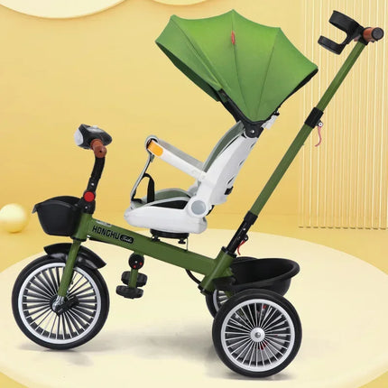 Nuevo Cochecito de bebé multifuncional 4 en 1 con cochecito de niño giratorio y reclinable de 1 a 6 años