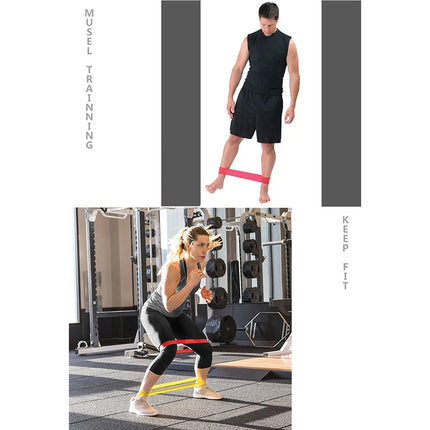 Bandas de Resistencia para Yoga y Entrenamiento – Bandas Elásticas para Culturismo, Pilates y Fitness