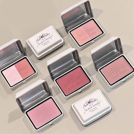 Rubor de niebla suave con forma de corazón francés, baja saturación, puro deseo, maquillaje coreano, maquillaje, rouge, maquillaje