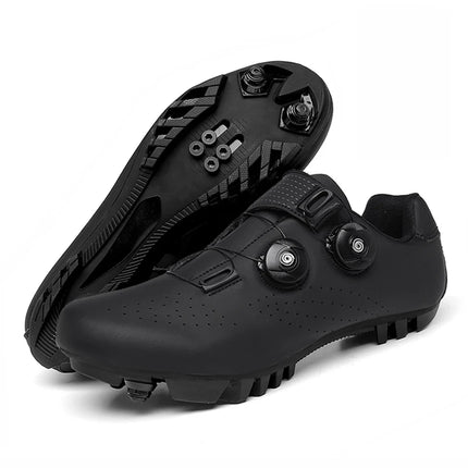 Zapatillas de ciclismo MTB para hombre, botas deportivas para bicicleta de carretera, zapatillas planas de velocidad de carreras, calzado para bicicleta de montaña, zapatos de ciclismo con Pedal Spd