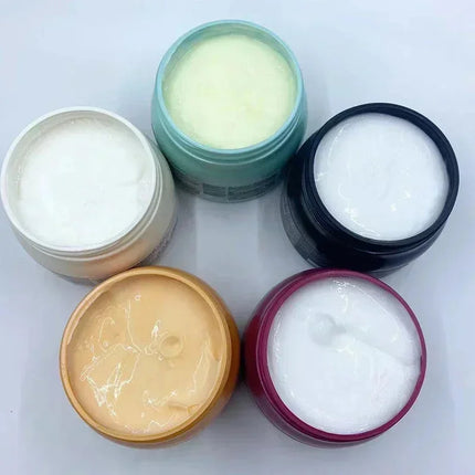 Champú acondicionador multifuncional de 500ml, mascarilla para el cabello, Caviar, diamante negro, oro blanco, revitalizante, Control de aceite doble, antipicazón