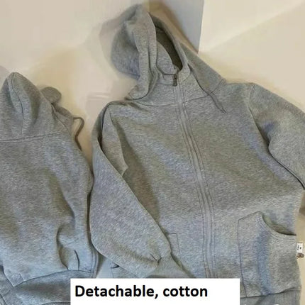 Ropa de maternidad portabebés sudaderas con capucha chaqueta abrigos Otoño Invierno prendas de vestir exteriores de lana mamá canguro abrigos con capucha ropa de embarazo