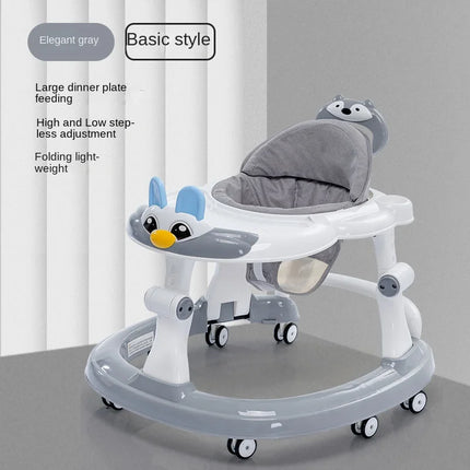 Andadores de bebé plegables LazyChild con rueda Universal, andador multifunción antideslizante y antideslizante, carrito de mano, andador de inicio de aprendizaje