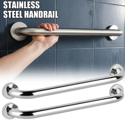 Reposabrazos de Acero Inoxidable – Alta Resistencia, Antioxidante y Fácil de Instalar para Baño, Hogar u Hospital