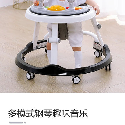 Andador para bebé, anti-piernas, multifuncional, anticaída, antivuelco, para niña, niño, caminar, puede sentarse en el carrito en forma de U