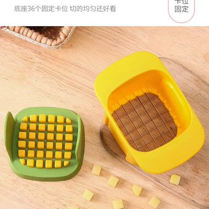 Vegetable Chopper Onion Dicing Artifact French Fries Slicer Kitchen Gadget Cucumber Potato Slicer Fruit Veggie Cutting Tool