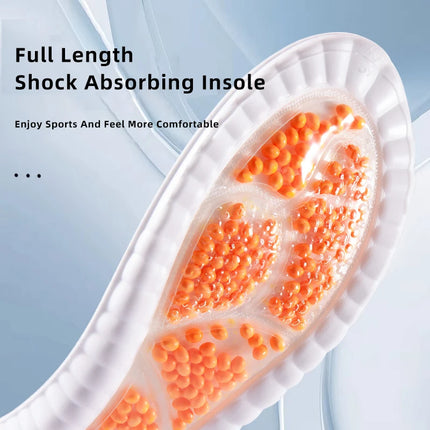 Nuevo cojín de plantilla deportiva de látex, plantillas cómodas para fascitis Plantar para pies, hombre y mujer, suela de zapato ortopédico, accesorios para correr