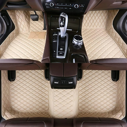 Alfombrillas de Coche de Cuero para SEAT Ibiza Mk3 6L (2002-2008) – Alfombrillas para Pies de Vehículo, Protección Duradera y Estilo Elegante