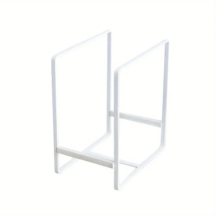 Soporte Vertical de Acero Inoxidable para Cocina – Organizador de Platos, Tazones y Tazas