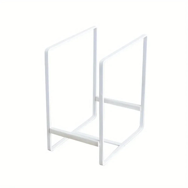 Soporte Vertical de Acero Inoxidable para Cocina – Organizador de Platos, Tazones y Tazas