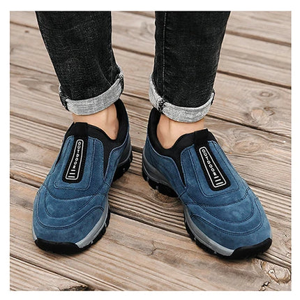 Zapatos deportivos informales antideslizantes para hombre, zapatos de senderismo resistentes al desgaste, zapatos planos cómodos para caminar a la moda para exteriores 2025, para hombre