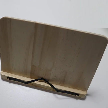 Bandeja de Soporte de Libros Ajustable y Portátil – Clips de Página para Lectura y Cocina