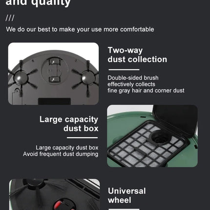 Midea-Robot de barrido automático inteligente, máquina de barrido en seco y húmedo con succión, electrodoméstico inteligente, cocina, Robot limpio delgado de 6,5 cm