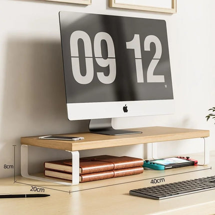 Monitor de ordenador Base de Monitor elevada estante de almacenamiento para el hogar y la Oficina estante de almacenamiento creativo de escritorio suministros de almacenamiento de oficina