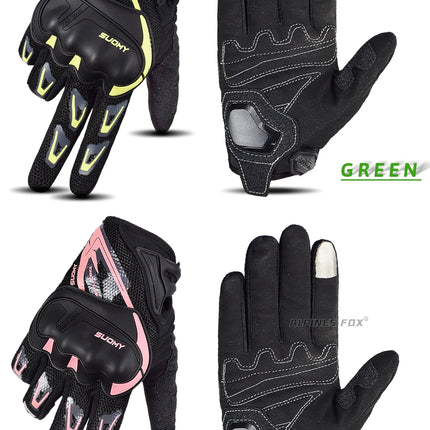 Suomy Guantes de Moto Guantes de Moto pantalla táctil Guantes transpirables Guantes de Moto carreras verano primavera hombres mujeres Luva Moto DH