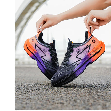 Zapatillas profesionales para correr CarbonBoard Marathon para hombre, deportivas, Tenis ligeros para mujer, cómodas zapatillas deportivas antideslizantes