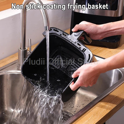 Horno Freidora de Aire Inteligente 6L – 1400W | Circulación de Aire Caliente 360° | Ventana Transparente | Cocina Saludable y de Gran Capacidad