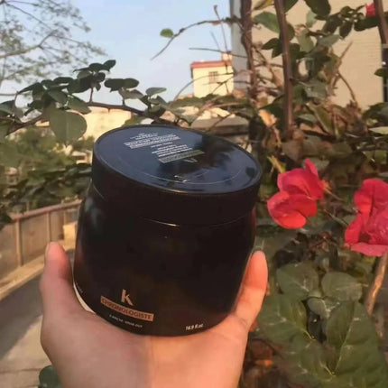 Champú acondicionador multifuncional de 500ml, mascarilla para el cabello, Caviar, diamante negro, oro blanco, revitalizante, Control de aceite doble, antipicazón