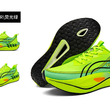 Zapatillas para correr para hombre, tabla de carbono, deportes especiales para maratón, transpirables, ligeras, cómodas zapatillas deportivas antideslizantes para mujer