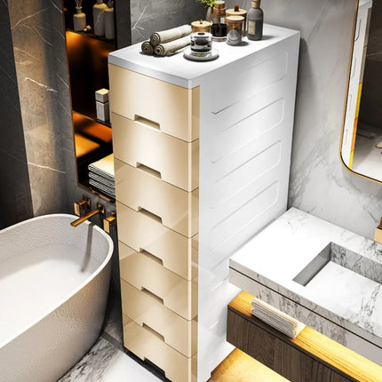 Gabinete de Almacenamiento Múltiple Compacto – Estante Multicapa para Baño y Cocina