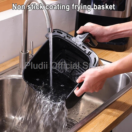 Horno Freidora de Aire Inteligente 6L – 1400W | Circulación de Aire Caliente 360° | Ventana Transparente | Cocina Saludable y de Gran Capacidad