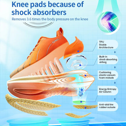 ¡Novedad de ONEMIX! Zapatillas de correr para hombre, zapatillas deportivas antideslizantes para mujer