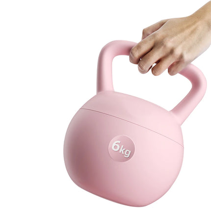 Kettlebells suaves con Base antideslizante resistente a impactos, juegos de pesas de entrenamiento de agarre ancho para levantamiento de pesas en el hogar