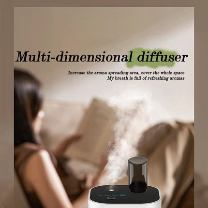 Difusor de Aroma de aceite esencial puro recargable, nebulizador de fragancia sin agua portátil USB de aire fresco para el hogar y la Oficina