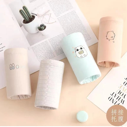 Bragas de maternidad de algodón de 5 uds, bragas para embarazadas de cintura alta, bragas ajustables con soporte para el vientre para mujeres embarazadas, bragas de Color sólido