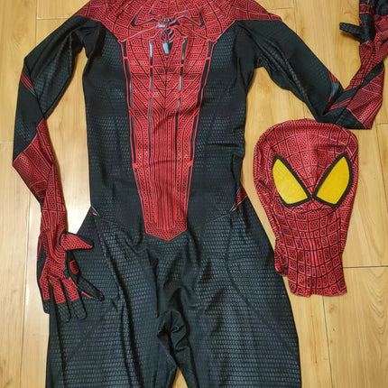El increíble disfraz de Spiderman TASM 1, traje de superhéroe de LICRA Zentai, Garfield, increíbles trajes de araña, disfraz de Halloween