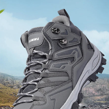 Botas de entrenamiento táctico mejoradas para hombre, zapatos de senderismo antideslizantes de respuesta rápida para acampar al aire libre, zapatos deportivos informales, zapatos de senderismo para mujer