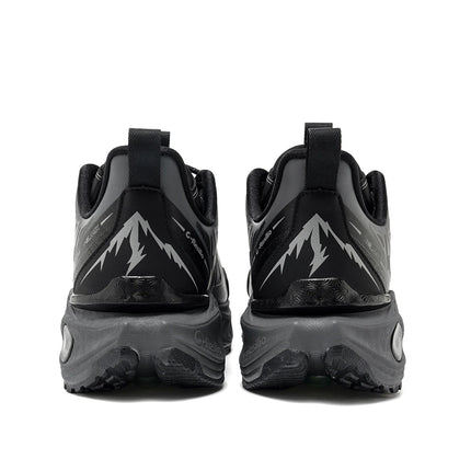 ONEMIX, zapatillas para correr de montaña para hombre, zapatillas de deporte de cuero antideslizantes usables, zapatillas deportivas estables todoterreno, zapatillas para caminar al aire libre