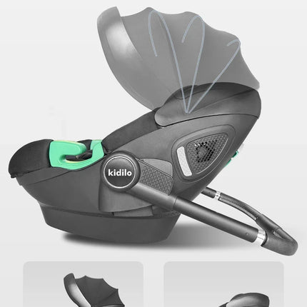 Nuevo cochecito de bebé, cochecito multifuncional bidireccional para recién nacido, asiento de coche para bebé ECE, cochecito de bebé 4 en 1