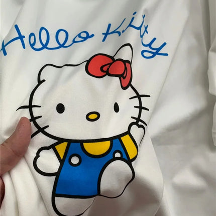 Pijamas de Hello Kitty para Mujer – Conjunto de Ropa de Hogar de Manga Corta