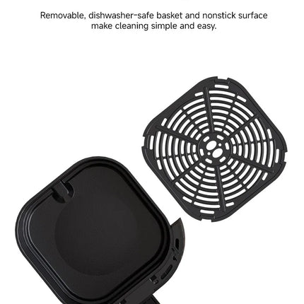 Freidora de Aire Eléctrica de Acero Inoxidable 15L – Cocina Inteligente de Gran Capacidad con Horno Tostador y Pantalla Digital