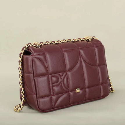 PG moda clásica Retro bolso nuevo de hombro para mujer letra Material PU fiesta bolso cruzado multifuncional nuevo diseño 2025