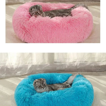 Cama rectangular de felpa para perros, estera cálida de invierno, cama para perros y gatos pequeños, medianos y grandes, perrera, cojín para gatos, accesorios para sofá para mascotas