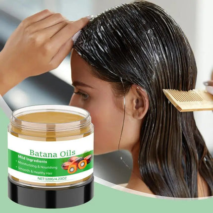 Batan aceite para el cabello acondicionador para el cabello nutritivo hidratante reparación fortalece las raíces acondicionador suavizante cuidado del cabello 120g