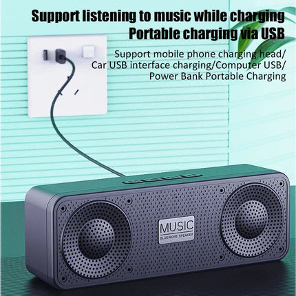 Altavoz inteligente creativo inalámbrico Bluetooth S18, Audio para teléfono móvil, ordenador, Subwoofer, Radio práctica para exteriores