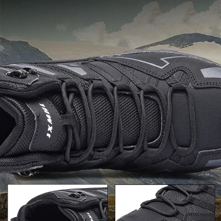 Botas de entrenamiento táctico mejoradas para hombre, zapatos de senderismo antideslizantes de respuesta rápida para acampar al aire libre, zapatos deportivos informales, zapatos de senderismo para mujer