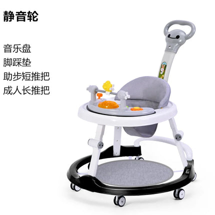 Andador para bebé, anti-piernas, multifuncional, anticaída, antivuelco, para niña, niño, caminar, puede sentarse en el carrito en forma de U