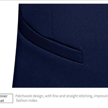 Trajes para hombre elegante boda 2 piezas conjunto chaquetas pantalones Blazers traje Formal ajustado moda negocios clásico 2025 disfraz