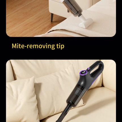 Aspirador inalámbrico: filtro Hepa húmedo y seco, tiempo de ejecución de 30 minutos, 180 °   Aspirador de varilla flexible, aspirador de mano para el hogar